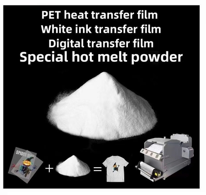 Fabric Dtf Powder Heat Transfer Printing Adhesive Hot Melt White Better Printer